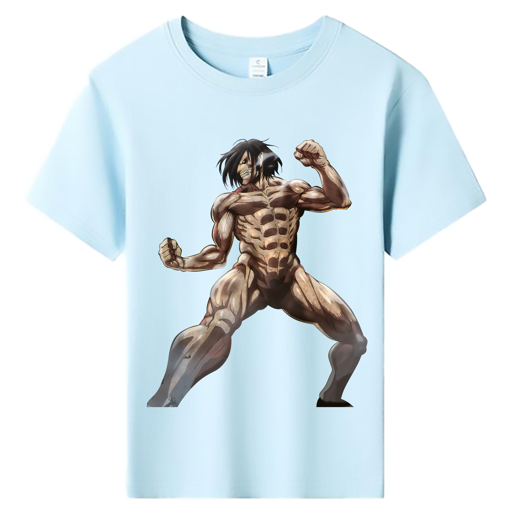 （画像用） 進撃の巨人 Attack on Titan 綿100％キッズTシャツ（フロントプリント）